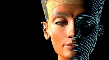 O busto foi encontrado em 1912, pelo arqueólogo alemão Ludwig Borchardt, a 275 quilômetros ao sul do Cairo - Cosmo Wenman/ Creative Commons