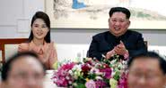 Kim Jong-un e sua esposa Ri Sol-ju - Getty Images