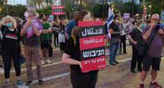 Protesto contra as anexações em Tel Aviv - Wikimedia Commons