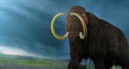 Ilustração de mamutes-lanosos - Divulgação/Wikimedia Commons/Rpongsaj Royal BC Museum, Victoria, British Columbia