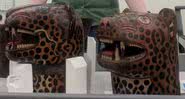 Duas das cabeças relatadas pelos paleontologistas - Alyson Thibodeau
