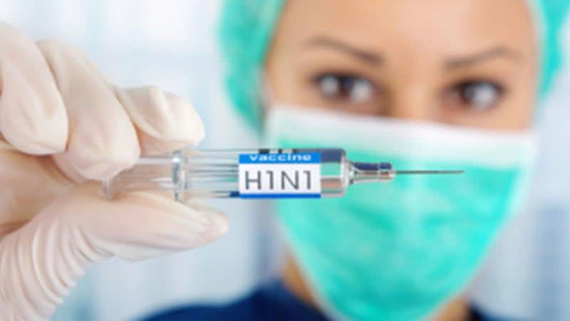 Fotografia meramente ilustrativa de vacina de H1N1
