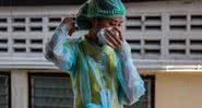 Imagem de uma profissional da saúde em meio à pandemia na Tailândia - Getty Images