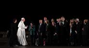 Papa Francisco e os sobreviventes das bombas atômicas - Getty Images