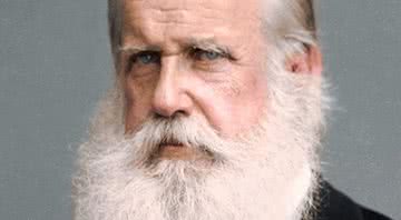 D. Pedro II em imagem colorizada - Creative Commons