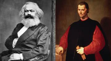 Respectivamente os pensadores Karl Marx e Nicolau Maquiavel - Creative Commons