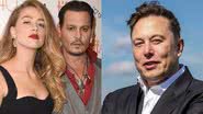 Johnny Depp, Amber Heard e Elon Musk - Getty Images