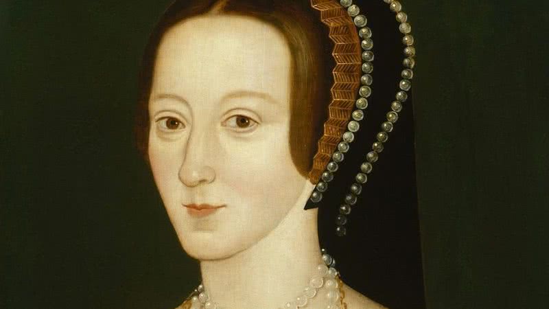 Retrato de autor desconhecido de Ana Bolena, rainha consorte da Inglaterra - Domínio Público