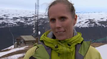 Anna Bågenholm durante entrevista sobre o acidente - Divulgação/Youtube/BBC