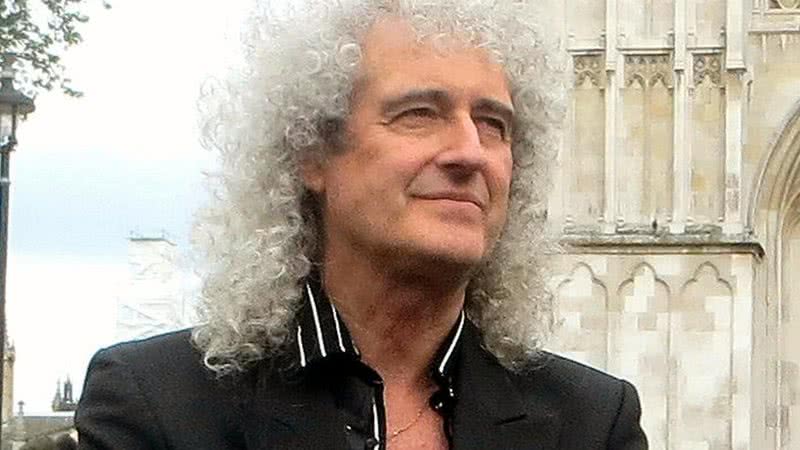 Fotografia de Brian May, o guitarrista do Queen - Wikimedia Commons