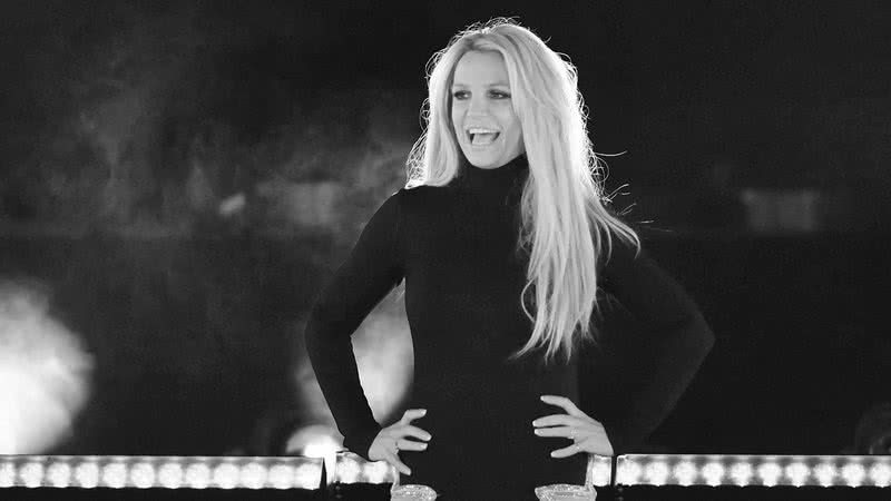 A estrela Britney Spears no "Britney: Domination", em 2018 - Getty Images