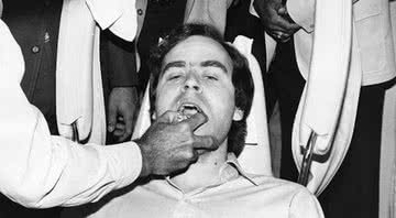 Ted Bundy no momento de sua execução - Divulgação / Arquivo dos Estados da Flórida