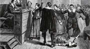 Ilustração meramente ilustrativa de um julgamento em Salem, em 1876 - William A. Crafts via Wikimedia Commons