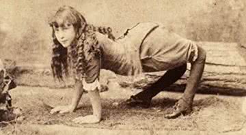 Ella Harper ficou conhecida como Menina Camelo - Domínio público/Nickel Plate Circus