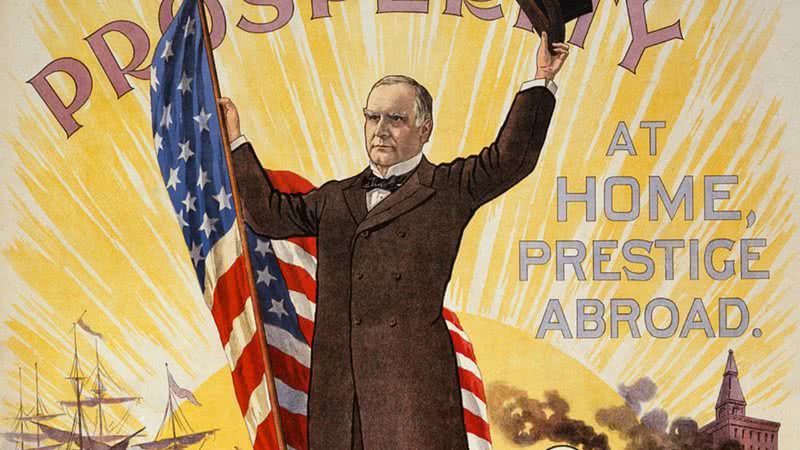 Cartaz de campanha de William McKinley, - Wikimedia Commons