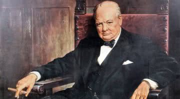 Pintura do Primeiro-ministro Winston Churchill - Wikimedia Commons