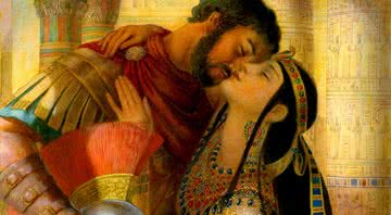 Cleópatra e Marco Antônio em pintura clássica - Wikimedia Commons