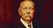 Arthur Conan Doyle em pintura - Divulgação