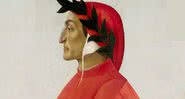 Retrato de perfil de Dante Alighieri - Wikimedia Commons / Domínio Público