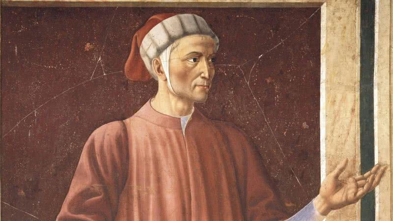 Dante Alighieri, autor de 'A divina comédia' - Andrea del Castagno / Domínio Público, via Wikimedia Commons