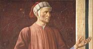 Dante Alighieri, autor de 'A divina comédia' - Andrea del Castagno / Domínio Público, via Wikimedia Commons