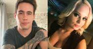 Montagem mostrando fotografias do youtuber e de sua namorada de 28 anos - Divulgação/ VK.com