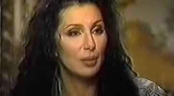 Cher na entrevista de 1996 - Divulgação/ Youtube