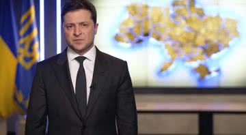 O presidente ucraniano - Divulgação / Facebook / Volodymyr Zelensky