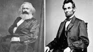 À esquerda, Marx; à direita, o presidente Lincoln - Domínio público / John Jabez Edwin Mayall / Instituto Internacional de História Social; Getty Images
