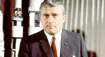Fotografia de Wernher von Braun em maio de 1964 - Divulgação/NASA