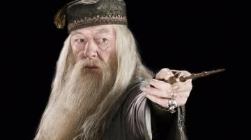 Michael Gambon como Dumbledore em 'Harry Potter' - Divulgação