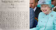 O caça-palavras e Elizabeth II - Divulgação BBC / Getty Images