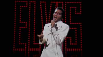 Elvis Presley no clipe de "If I Can Dream" - Divulgação/YouTube/Elvis Presley