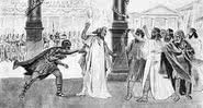 Ilustração do século 19 que mostra o assassinato de Felipe II - Wikimedia Commons