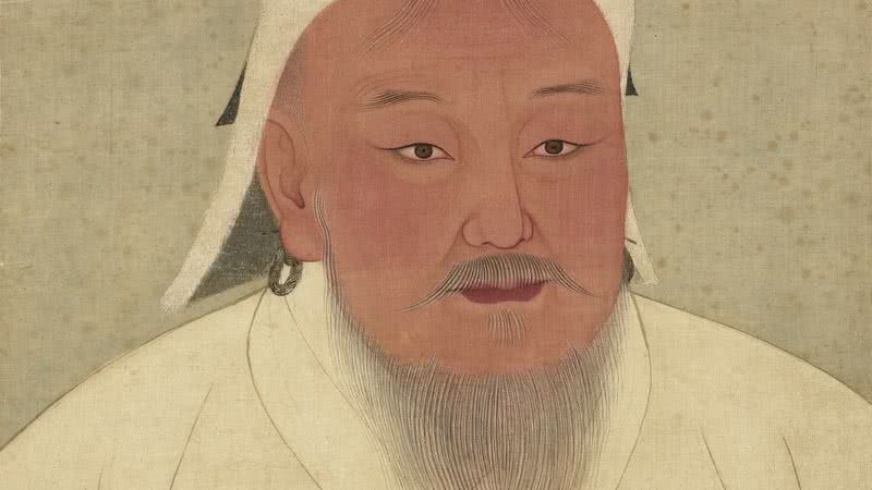 Retrato de Gengis Khan - Wikimedia Commons