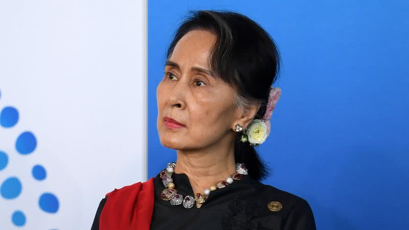 A líder política Aung San Suu Kyi
