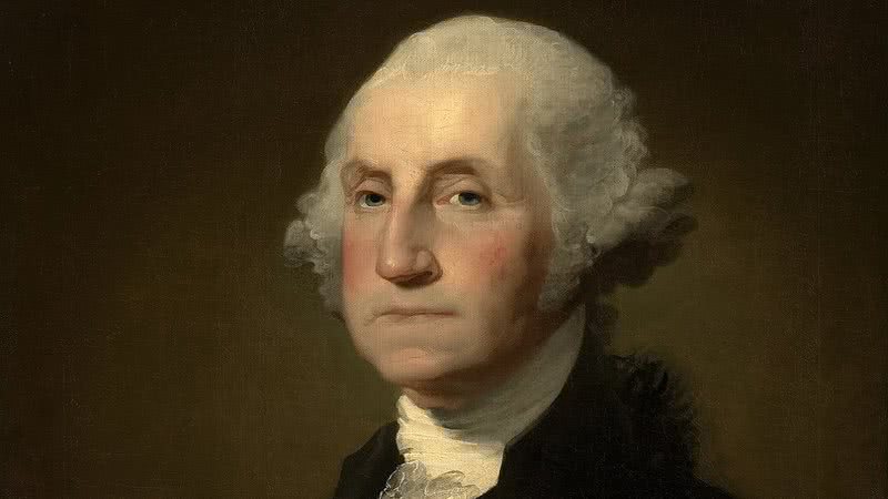 Pintura de George Washington - Domínio Público via Wikimedia Commons