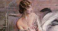 Pintura de Gladys Deacon feita por Giovanni Boldini, em 1901 - Wikimedia Commons