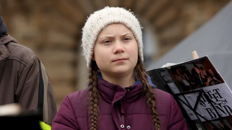 Greta Thunberg em evento de 2019 - Getty Images