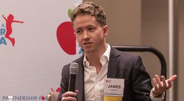 James Hamblin foi palestrante em evento da Partnership for a Healthier America - Divulgação/Instagram
