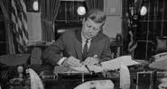 JFK durante compromisso na Casa Branca - Norwegian Digital Learning Arena