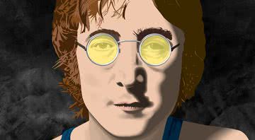Montagem com ilustração de John Lennon - Pixabay - Freepic