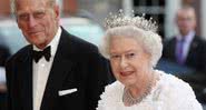 Rainha Elizabeth e Príncipe Philip durante aparição pública - Getty Images