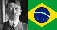 Hitler e bandeira do Brasil, respectivamente - Creative Commons