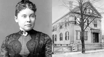 Retrato de Lizzie Borden (à esqu.) e Lizzie (à dir.) - Wikimedia Commons