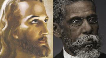 Jesus Cristo (à esq.) e o escritor Machado de Assis (à dir.) - Wikimedia Commons e Projeto Machado de Assis Real