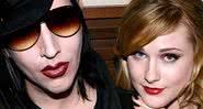 Marilyn Manson e Evan Rachel Wood, em 2007 - Getty Images