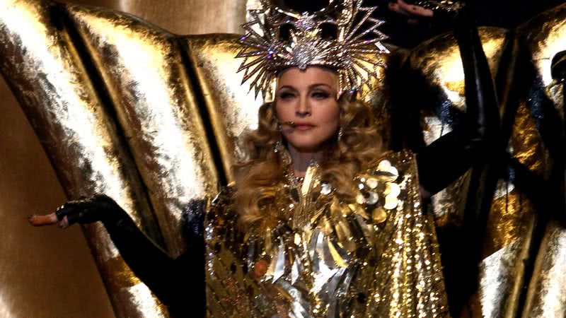 Madonna durante apresentação - Getty Images