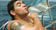 Maradona e sua tatuagem do Che Guevara - Divulgação
