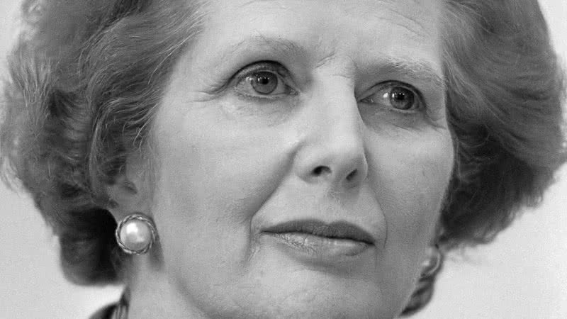 A primeira-ministra Margaret Thatcher